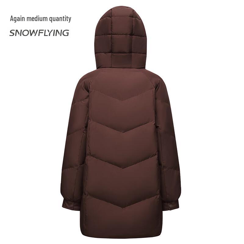 SNOWFLYING 2025 Women's Mid-Length Duck Down Jacket