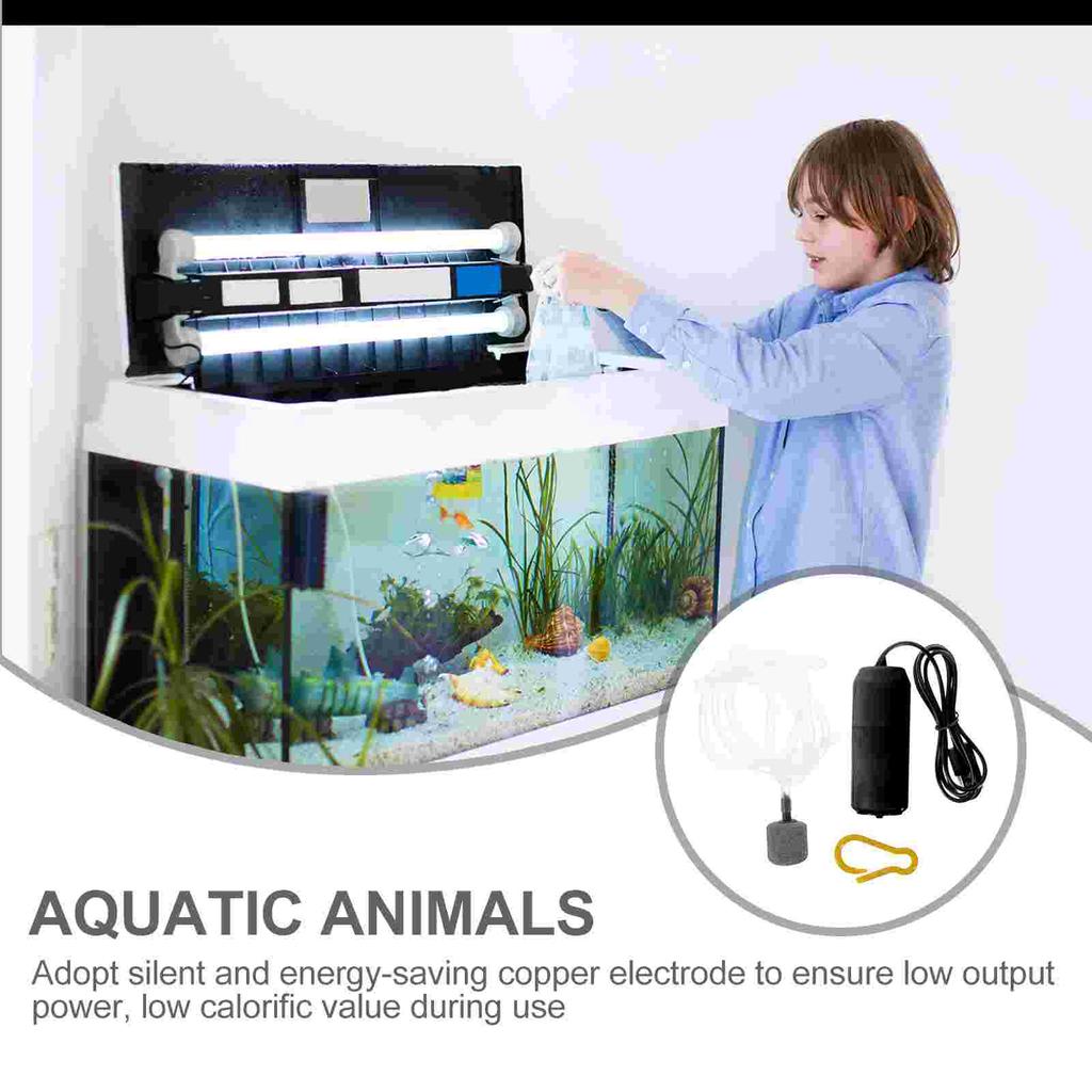 Pump Outdoor Fishing Supply USB Aquarium Air Portable Small Tank Silent Bubbler with Tube Stone