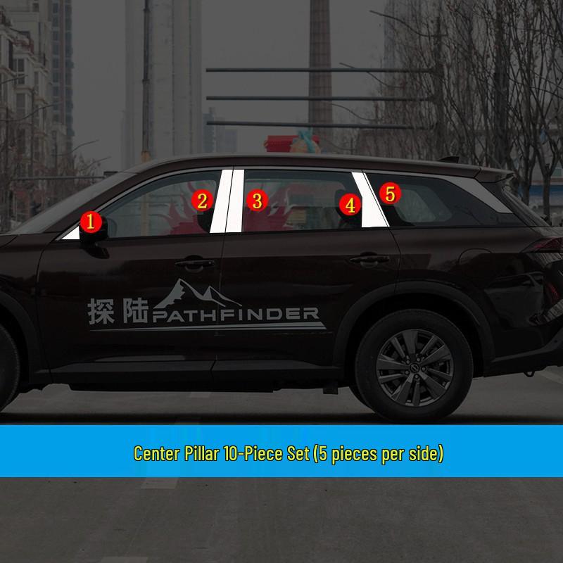 

Land Rover Stainless Steel Door & Window Trim Strip - Exterior Car Decoration Standard
