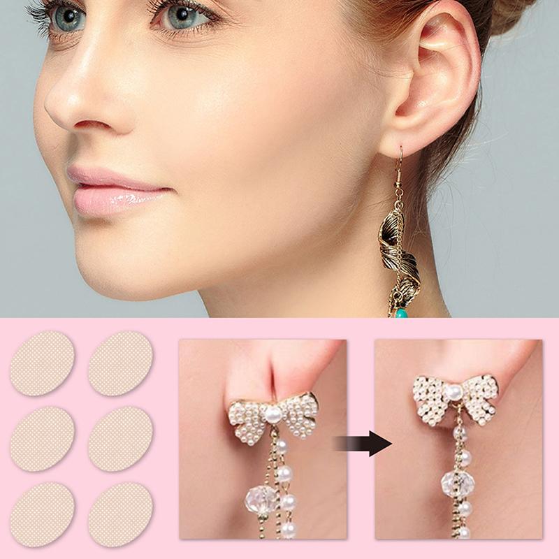 10-500 Patches Nude/Transparent Earlobe Support Stickers For Prevent Stretched Or Torn Protective Relieve Strain Daily Wear