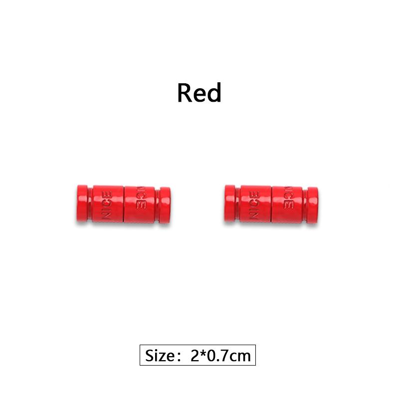 1 Pair Elastic Laces Nice Metal Capsule Lock Buckle No Tie Shoelaces Buckle Tieless Lazy Shoelace Decorations Shoe Accessries