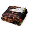 Super Soft FNAF At Freddys Throw Blanket Premium Fleece Flannel Lightweight  Bed Blanket Cozy Plush Blankets All Season Use