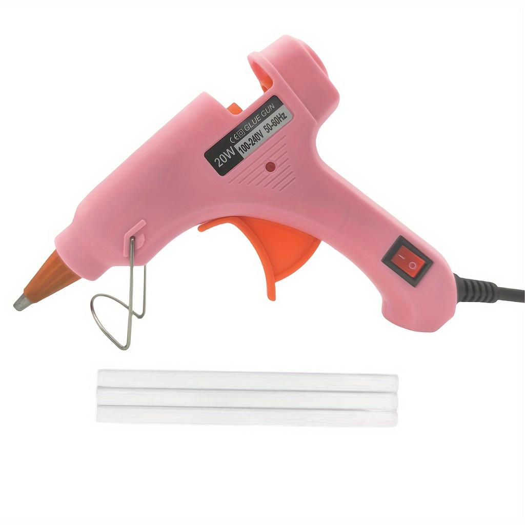JQ1 Glue Gun, 20W Electric Hot Melt Glue Gun with Wire, Suitable for Household Handicrafts, Handicraft Repair and Repair