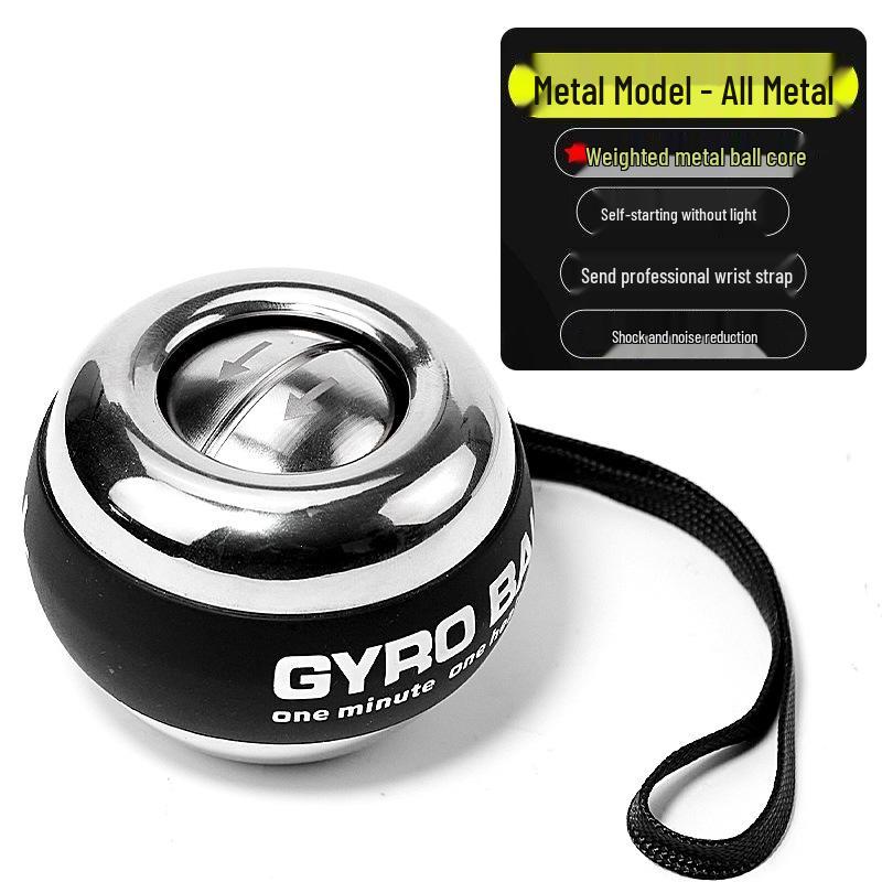 Ganzmetall-Silent-Handgelenk-Kraftball - Griffkraftverstärker & Handgelenk-Dekompressionstool.
