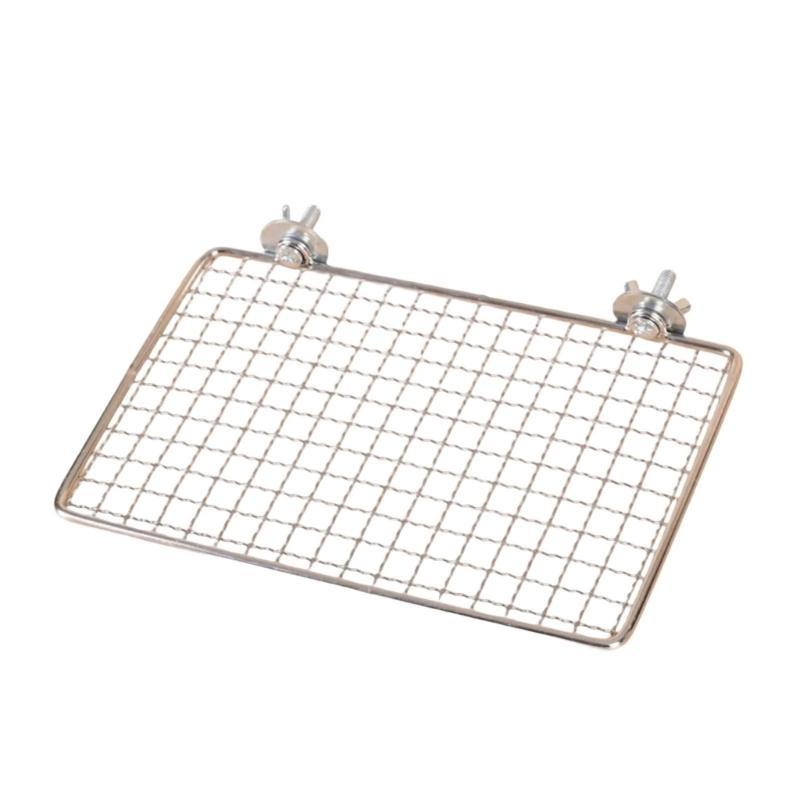  Easy Installation Stainless Steel Bird Perch Platform for Parrots and Other Bird