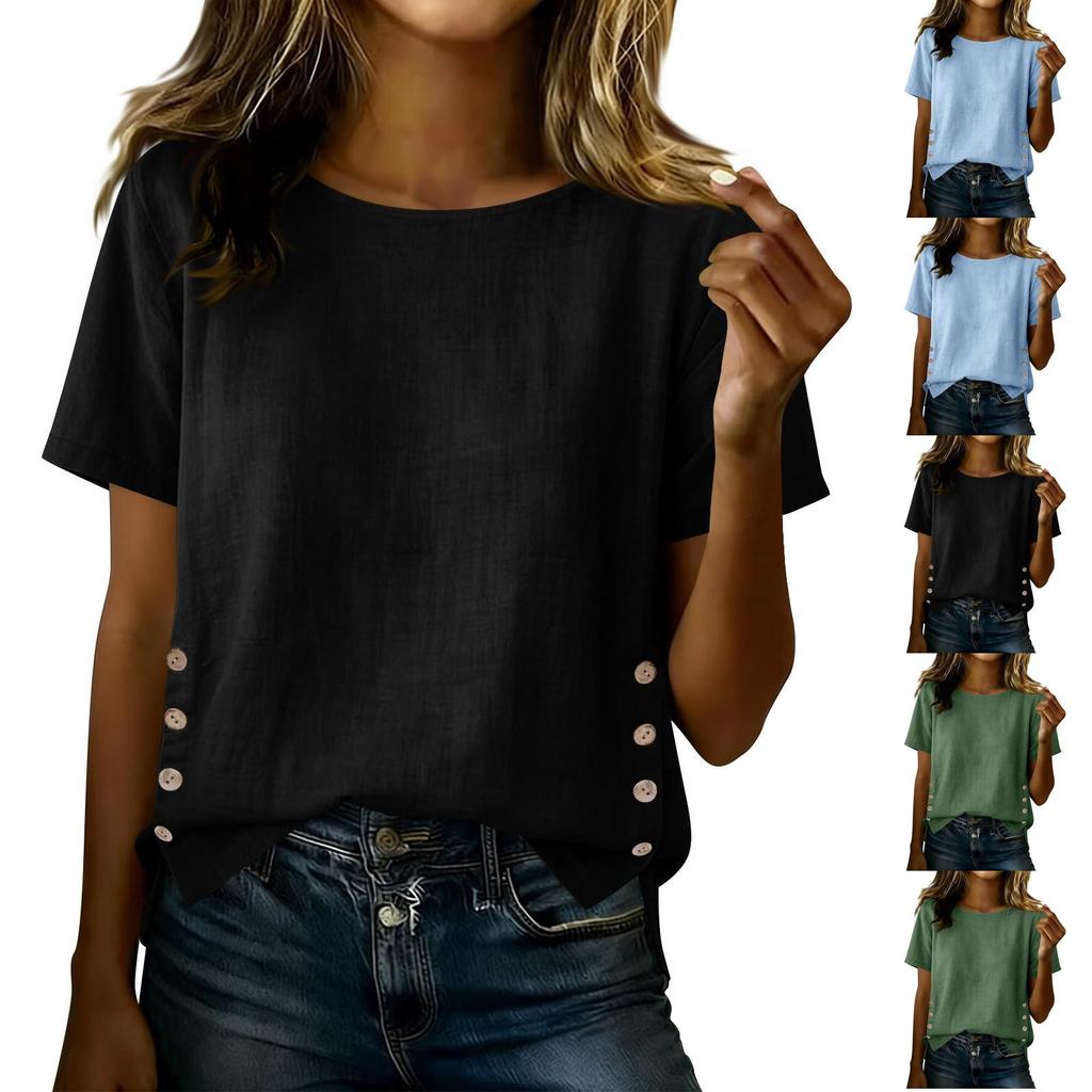 Women's Blouse Fashionable and Casual T-shirt Top