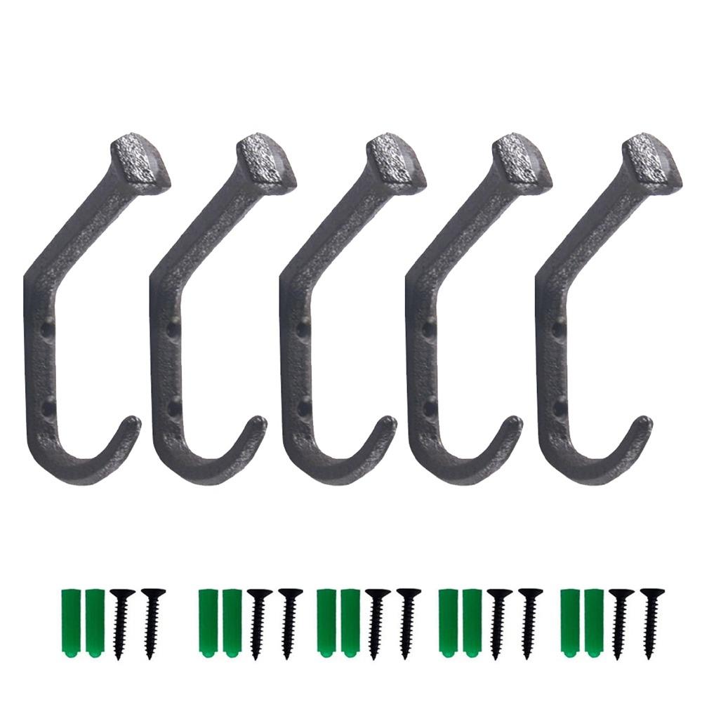 

Крючки Настенный Держатель для ключей Органайзер для прихожей Вешалка для полотенец Домашний декор Стеллаж для хранения Крючки для одежды 5pc