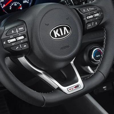 Car Steering Wheel Center Emblem Decal Sticker For Rio Ceed Carnival Carens EV6 Sorento Niro Stinger K5 K9 Soul VQ