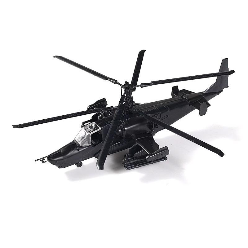 1/72 KA-50 Fake Combat Helicopter Gunship Assembly Model Military DIY Gift