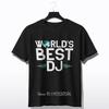 DJ In Progress Cotton Tshirt Casual Geometric Print Oversized T-shirt - Perfect For Summer Outdoor Unisex Tops TeesunisexClothing