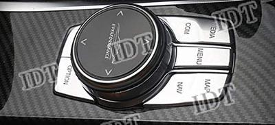 IDT DB Series Supra Aluminum Command Switch Garnish Supra Command Button Cover A90 Command Dial Button (Command Switch Cover Silver)