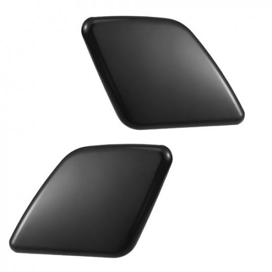 LH RH Headlight Washer Cover Nozzle Cap Black For Volvo XC90 2007-2014 39875254