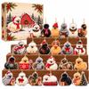 Christmas Advent Calendar with Acrylic Charm Pendants for Giving