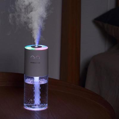 Creative Wireless Mini Crystal Humidifier - Large Fog Volume, Portable USB Charging for Home & Car