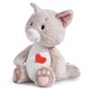 NICI Love Cat Fluffy Plush Toy Sitting 35cm