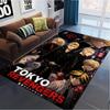 TOKYO REVENGERS Carpet Rug for Living Room Bedroom Home Sofa Decoration,Kids Play Non-slip Floor Mat