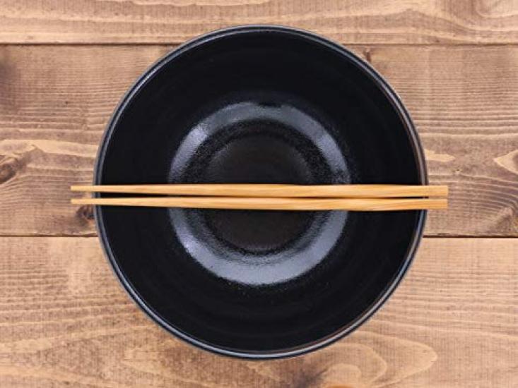 Yuzu Tenmoku Sanuki Rice Bowl 21cm (Outlet included) (Large)