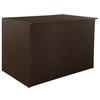 VidaXL Garden Storage Box Brown 150x100x100cm Woven Resin
