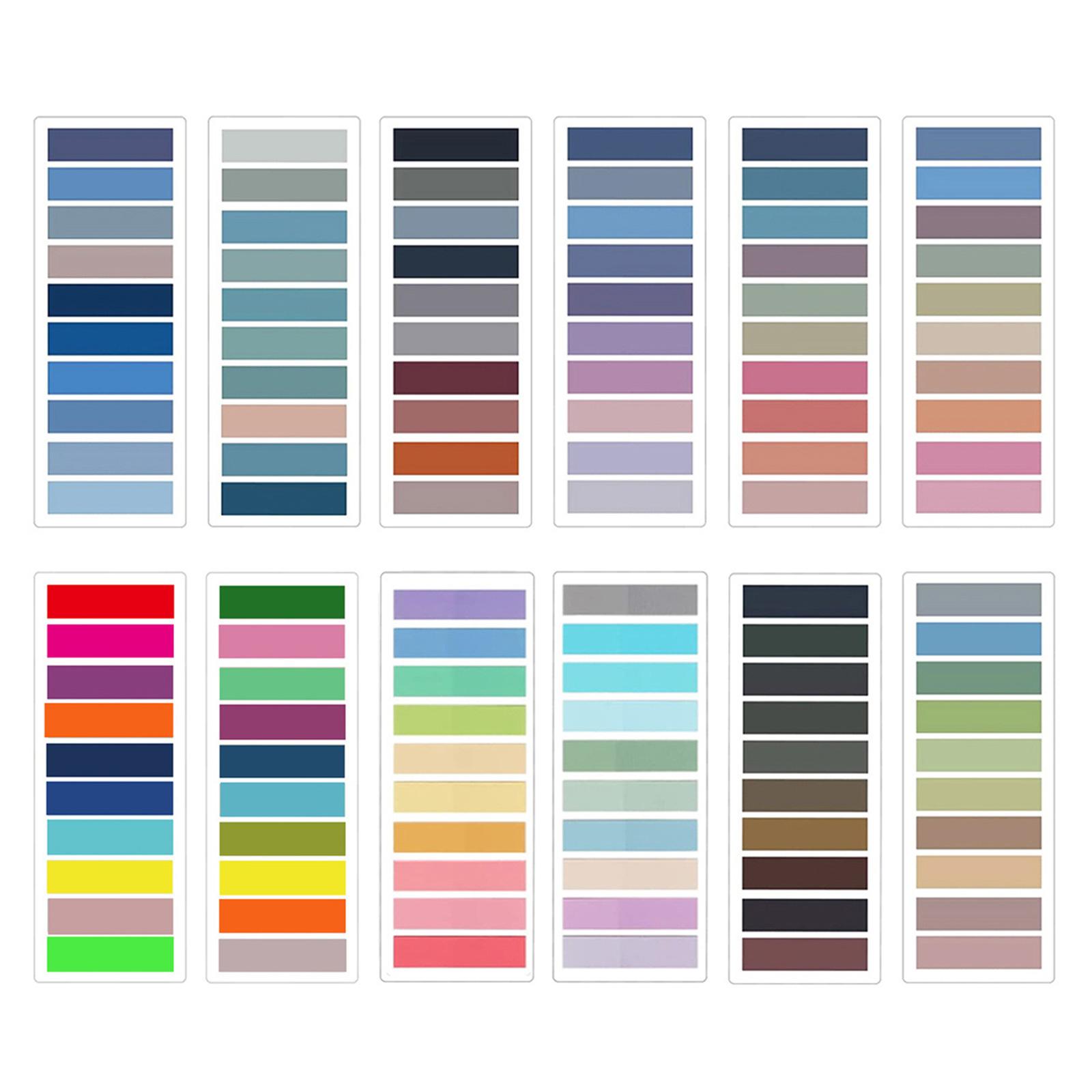 

2000-4200 шт. Цветные индексные вкладки с линейкой-разделителем, самоклеящиеся индексные этикетки, закладки B