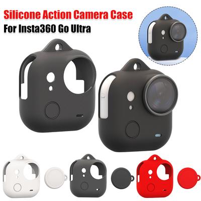 For Insta360 Go Ultra Silicone Action Camera Case Dust-Proof Portable Protective Case Silicone Camera Shell Camera Accessories