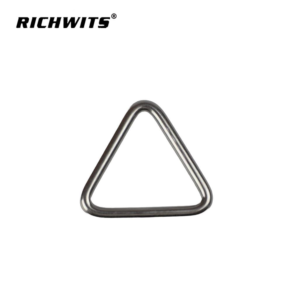 Liksidig Triangel Rostfritt Stål Ring - 304/316 Väskhårdvara Tillbehör