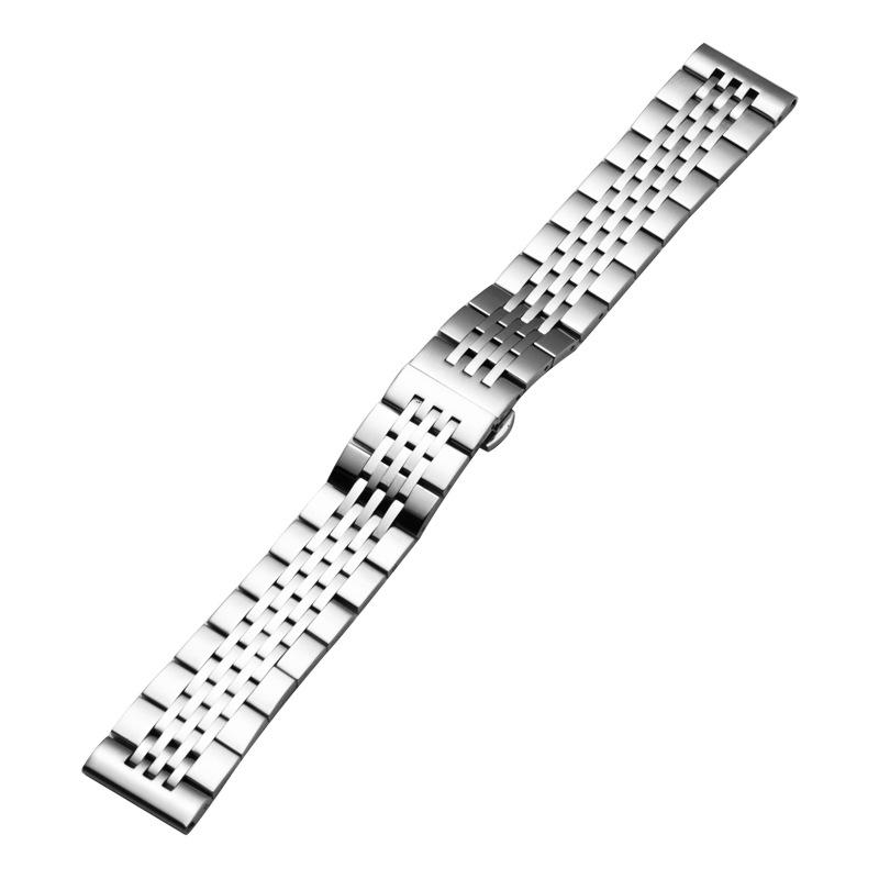 14 16 17 18 19 20 21 22 23 24mm Aukštos kokybės nerūdijančio plieno laikrodžio apyrankė Metalinis drugelio sagtelė Vandeniui atspari laikrodžio juosta