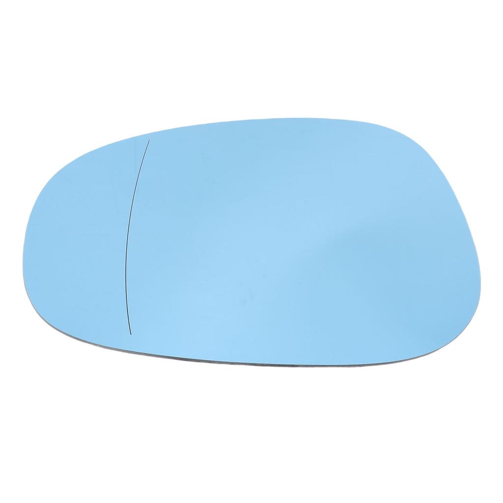 Right Passenger Side Heated Mirror Glass with Backing Plate Blue 51167252894 Rear View Mirror Glass Replacement for E90