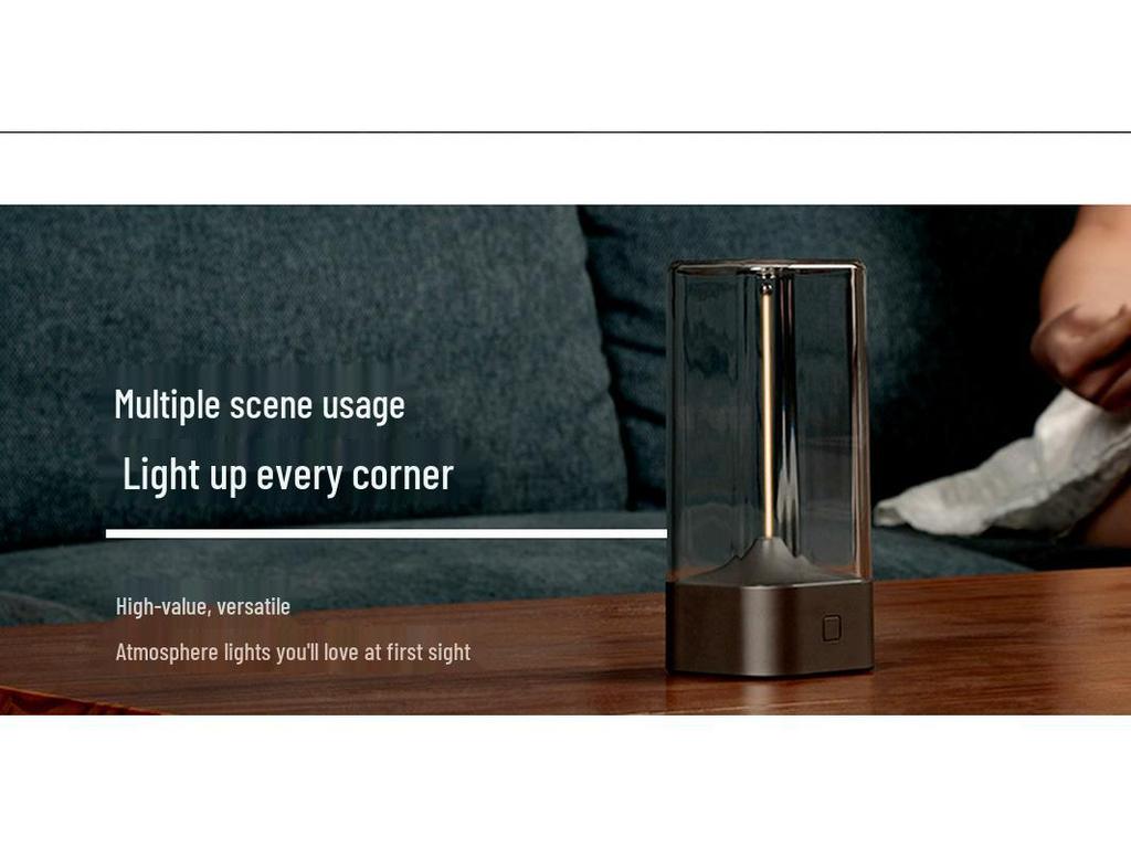 Sumay 2024 Magnetic Night Light: Portable Quantum Desk Lamp for Camping, Bedroom, or Bedside Use.