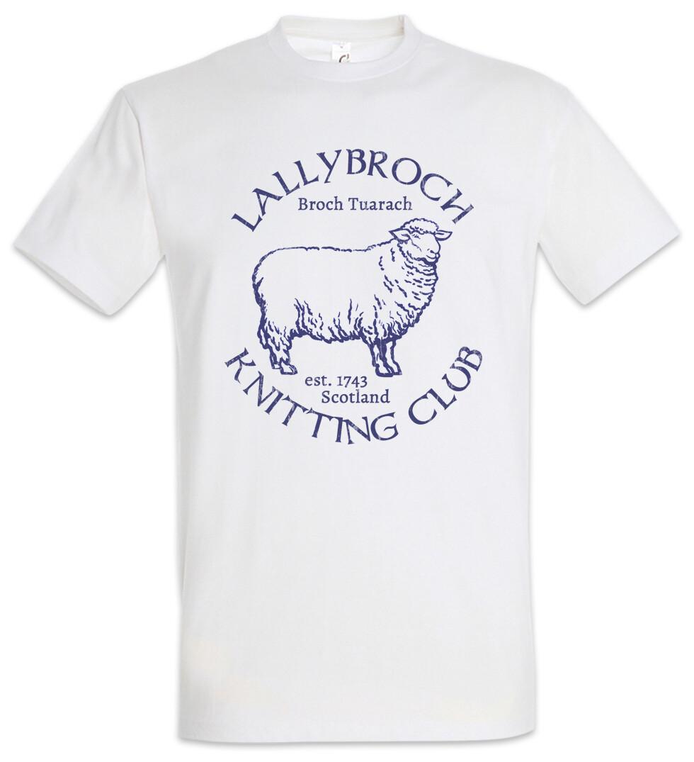 Lallybroch Knitting Club T-Shirt Jamie Fun Outlander Fraser Scotland Scots 3XL