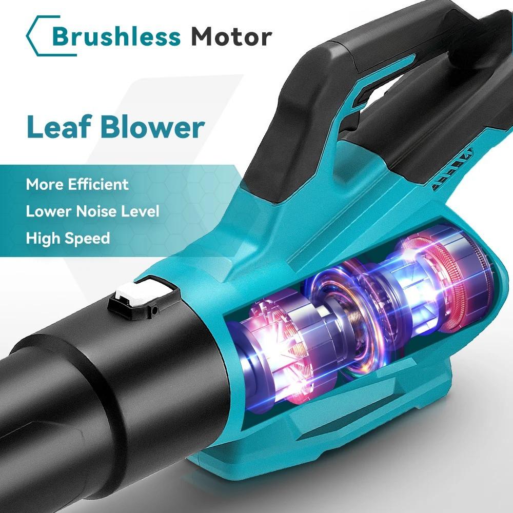 2000W High Power Electric Air Blower 21500RPM Cordless Portable Leaf Snow Blower Cleaner Sweeper Garden Power Tools