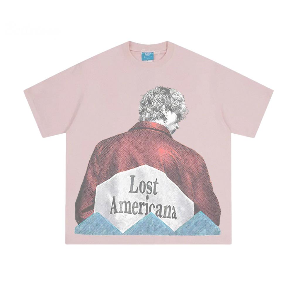 Maglietta fotografica americana persa Cotone Hip Hop T-shirt Manica Maschio Stampa Punk mgk T-shirt Gotico Streetwear Stampa Grafica Top