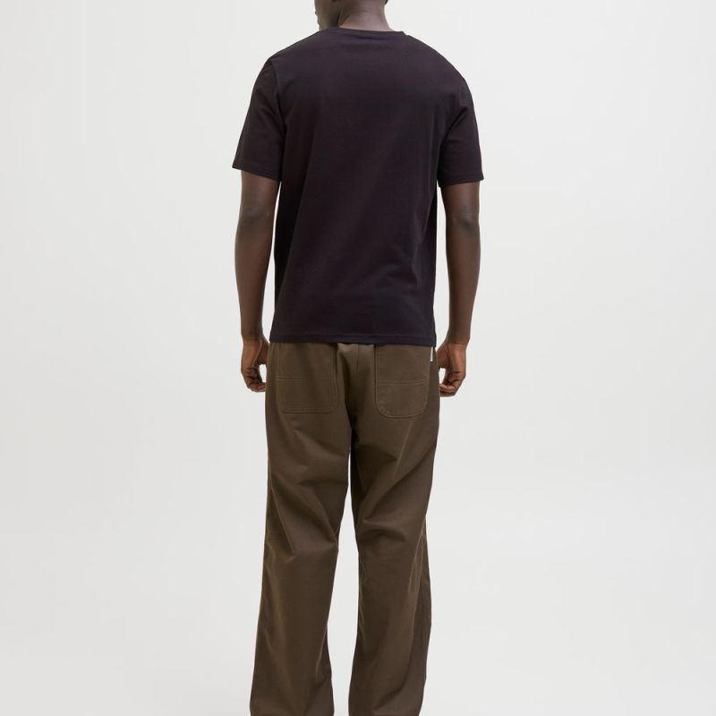 Tee shirt verner coton col de cou Homme JACK & JONES