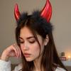 Halloween Devil Cosplay Accessories Devil Headband Devil Tail Bowtie for Women Masquerade Christmas Halloween Role Play