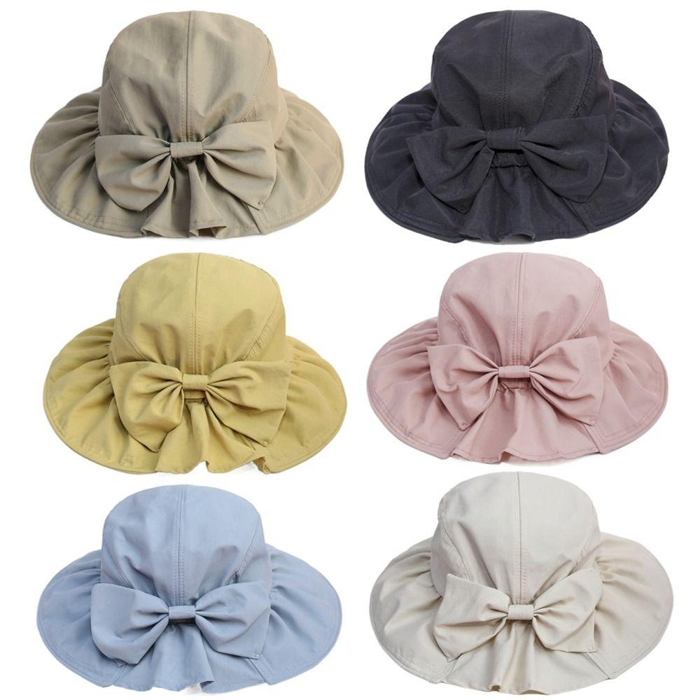 

Шляпа-ведро с широкими полями, складная кепка для бассейна, весна-лето, солнцезащитные кепки для женщин и девочек