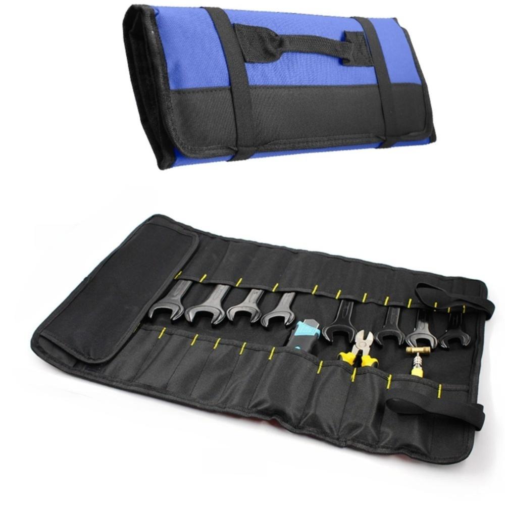Waterproof Tool Bags 22 tool pockets+1 zipper bag Multi Pockets Organizer Tool Roll  Mechanic