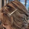 1PC Version of The Simple Hair Accessories Simulation Scissors Personality Hairpin Jewelry Retro Headwear Clip