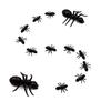MNFT Mock Reptile Insects Ant For Fishing Tackle Lure Black Ultra-Realistic Ant Fishing Flies