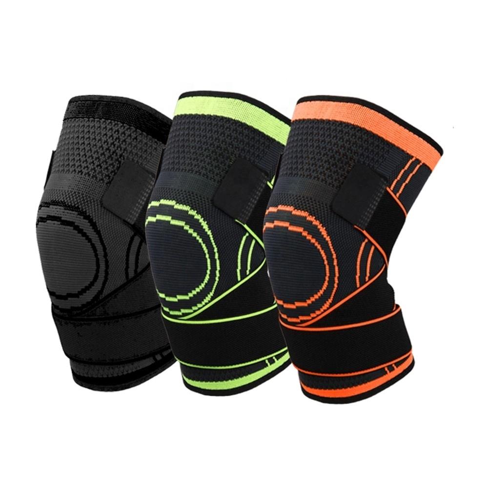 Comfort Anti Slip Compression Knitting Knee Brace Support Sleeve for Pain Relief Products, Sports, Running-1pcs