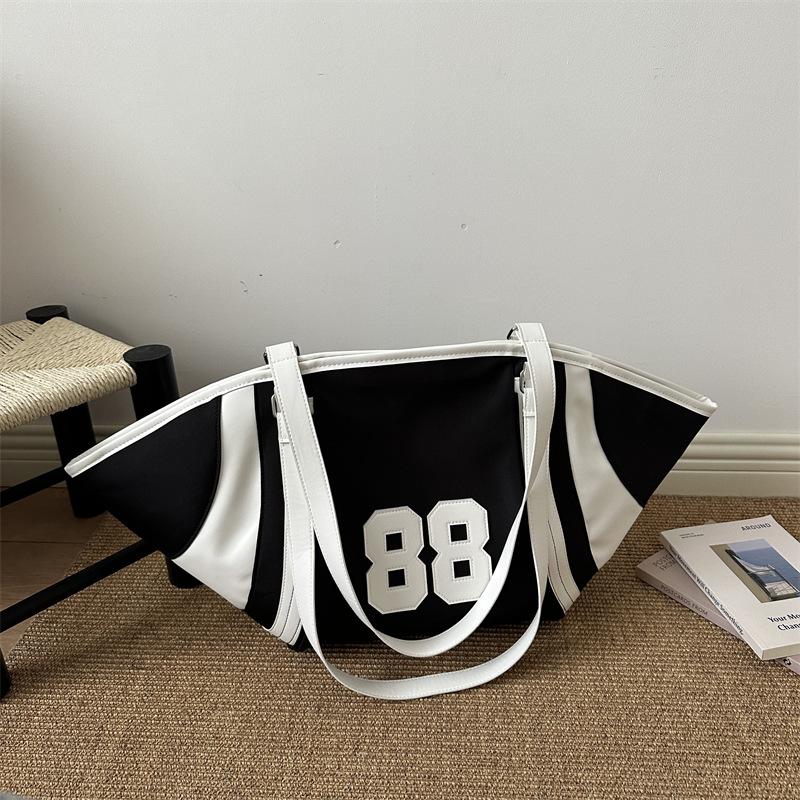 Large Capacity Trendy Casual Underarm Shoulder Bag For Women Digital Print Commute