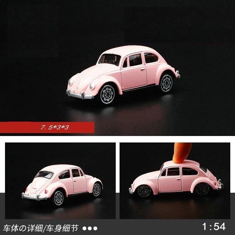 

1:64 Pink 1967 Beetle Classic Sports Модель литого под давлением металлического автомобиля BN