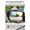 Car 360° Adjustable Wide Angle Side Blind Spot Rear Mirror For Parking Auxiliary