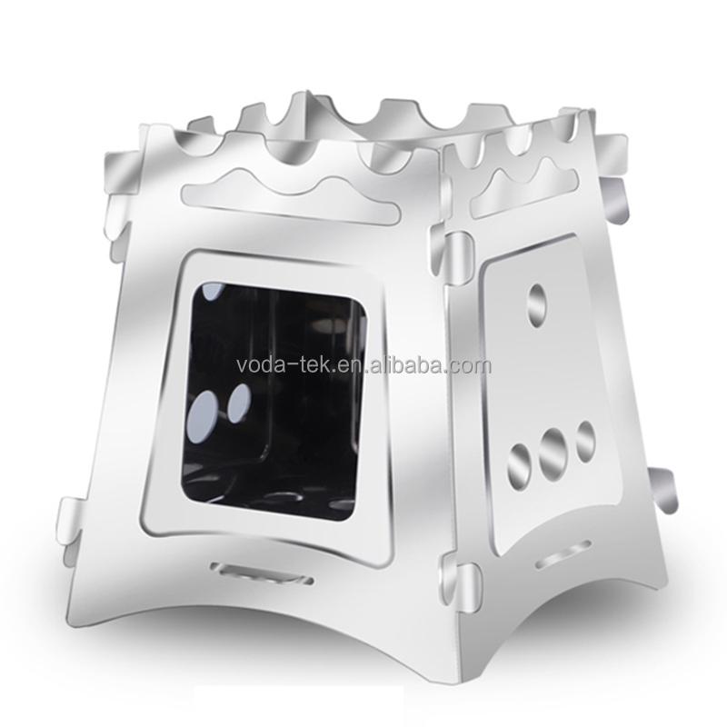 Outdoor Wood Burning Camp Portable Camping Accessories Hiking and Survival Stove
