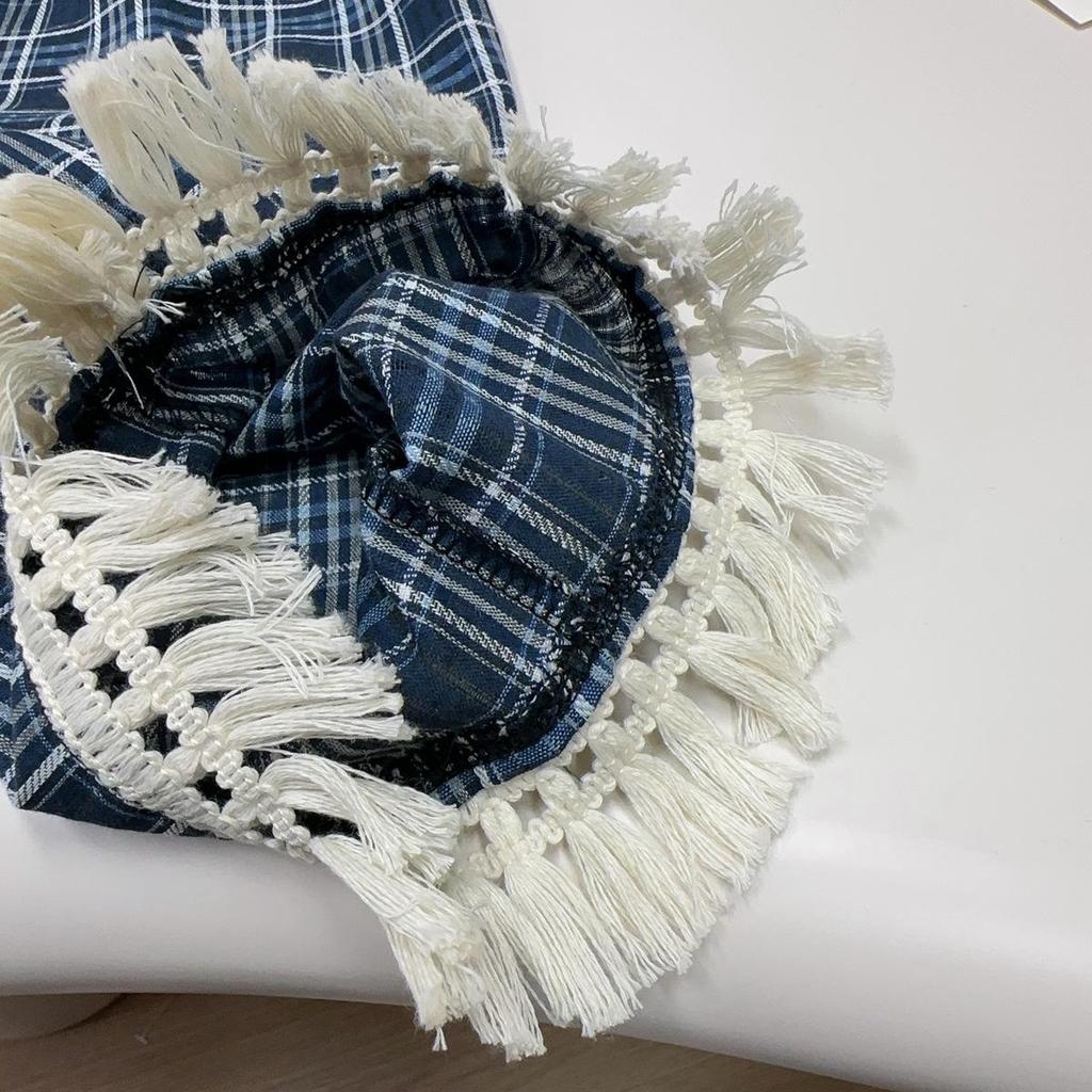 Girls' Plaid Sleeveless Camisole and Pants Set