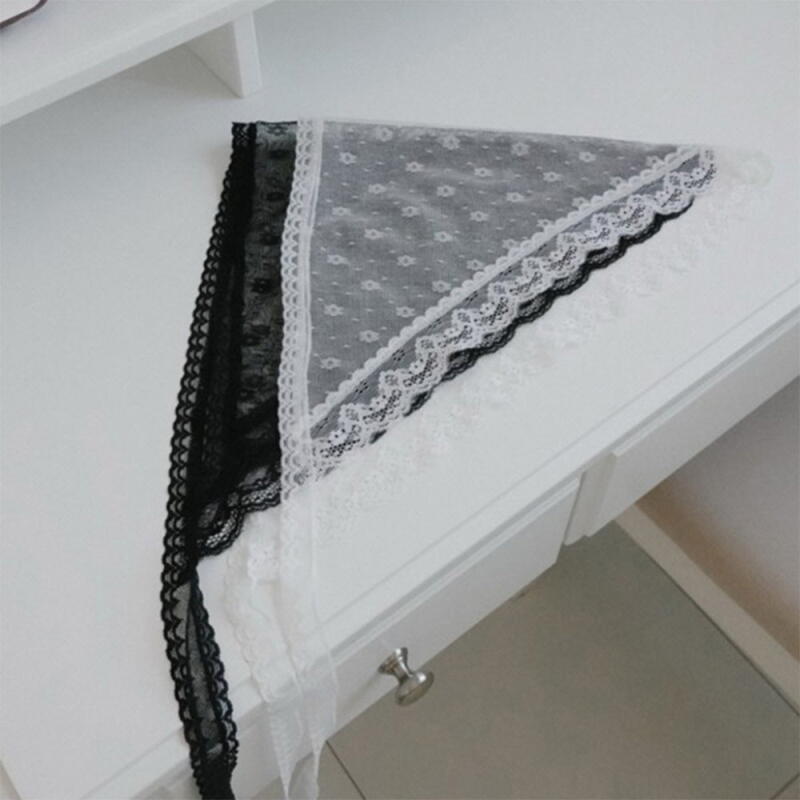 Women s Flower Pattern Wave Lace Headband A33567_White