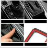 For Nissan Sentra  black central console Gear shift frame trim