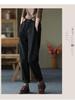Dames harembroek met verdikte taille, herfst/winterstijl 2026, modieuze elastische taille, lange, comfortabele broek