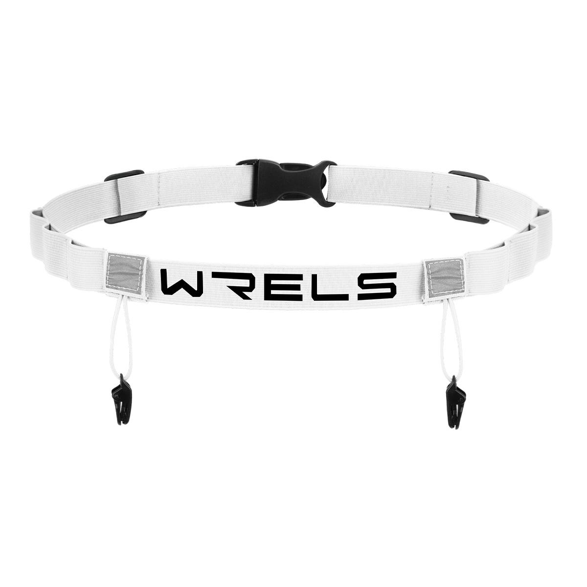 

WRELS Unisex Marathon Triathlon Race Outdoor Sports Multi-function Elasticity Close Fit Small Belt With Gel Holder Number Belt белый