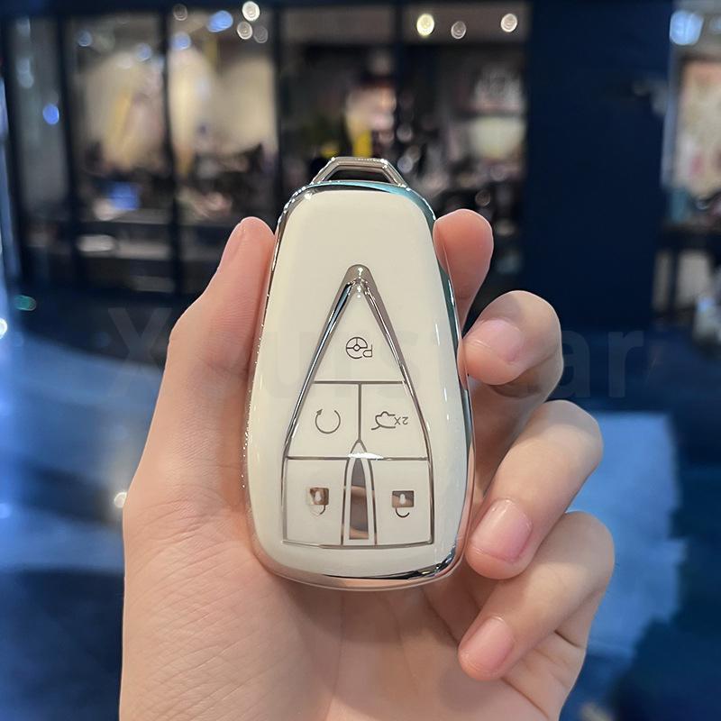 For Changan Unit Unik Cs35Plus Cs55 Plus Cs75 Plus Oshan X7 X5 Tpu Car Key Case Cover Shell Fob Holder Auto Accessories
