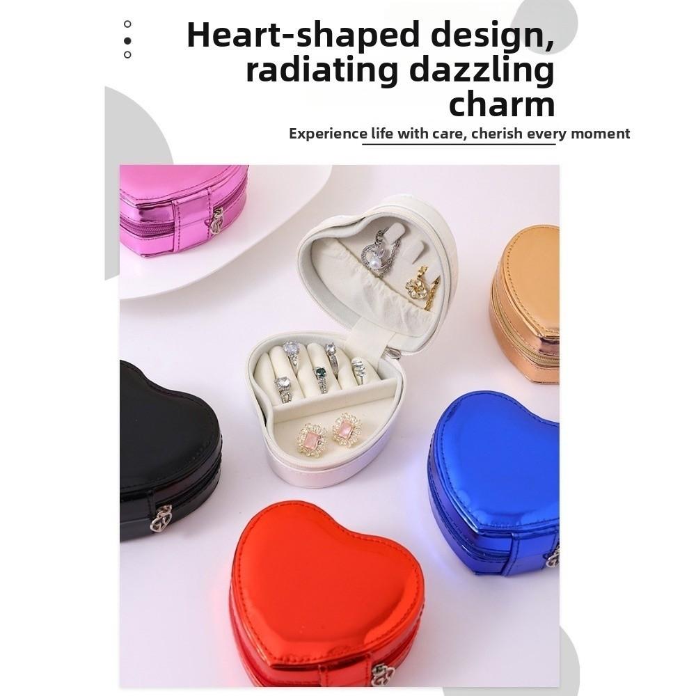 Anti-Scratch Travel Jewelry Organizer Box Bracelet Carrying Case for Necklaces, Earrings, Rings