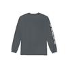 Vans Splatter Letter Logo Loose Fit Long Sleeve T-Shirt Unisex Tops Gray VN0A5F511LG